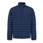 Chaqueta acolchada de poliéster reciclado hombre casual fit 70 g/m2 IQONIQ Maiko color azul marino