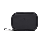 Botiquín de poliéster reciclado con accesorios de primeros auxilios color negro