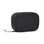 Botiquín de poliéster reciclado con accesorios de primeros auxilios color negro segunda vista