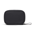 Botiquín de poliéster reciclado con accesorios de primeros auxilios color negro tercera vista