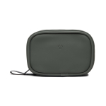 Botiquín de poliéster reciclado con accesorios de primeros auxilios color verde