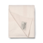 Manta elegante en poliéster reciclado con tacto suave y cálido 260 g/m2 color blanco roto tercera vista