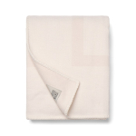 Manta elegante en poliéster reciclado con tacto suave y cálido 260 g/m2 color blanco roto cuarta vista