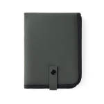 Cojín portátil reciclado con cierre a presión y diseño plegable color verde