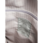 Mochila reciclada con bolsillo frontal y correa trasera de viaje 16” color verde sexta vista