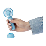 Ventilador de mano eléctrico de 3 velocidades con base extraible cuarta vista