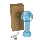 Ventilador de mano eléctrico de 3 velocidades con base extraible séptima vista