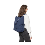 Mochila multiusos de polialgodón reciclado con varias asas y correas cuarta vista