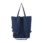 Mochila multiusos de polialgodón reciclado con varias asas y correas quinta vista