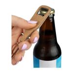 Abrebotellas de corcho en forma de botella con cordón para colgar segunda vista