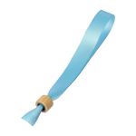 Pulsera de colores para eventos de RPET con cierre de bambú segunda vista