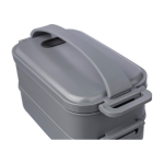 Fiambrera doble piso de PP reciclado con tapa hermética 800ml octava vista