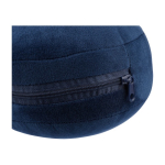 Set de viaje con almohada y antifaz de algodón y poliéster suave séptima vista