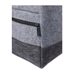 Bolsa de deporte de fieltro RPET con pequeño compartimiento delante décima vista