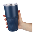 Vaso de acero inoxidable reciclado con cierre deslizante 500ml sexta vista