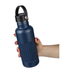 Botella de acero inoxidable reciclado tapa con asa de agarre 500ml séptima vista