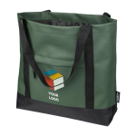 Bolsa de hombro resistente al agua con compartimiento frontal tercera vista