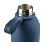 Botella de acero inox. reciclado con acabado engomado y correa 500ml novena vista