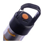 Linterna COB de aluminio con 3 funciones de luz y mosquetón octava vista