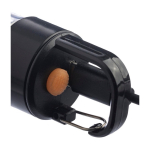 Linterna COB de aluminio con 3 funciones de luz y mosquetón novena vista