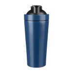Shaker de acero inoxidable reciclado con bola mezcladora metálica 750ml color azul ultramarino primera vista