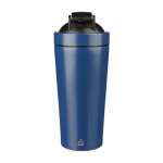 Shaker de acero inoxidable reciclado con bola mezcladora metálica 750ml cuarta vista