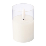 Vela LED con efecto de llama realista en tarro de vidrio primera vista