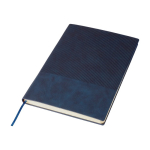 Libreta con efecto pana en la parte superior hojas a rayas A5 primera vista