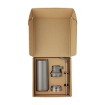 Botella de acero inoxidable con doble tipo de tapa 500ml