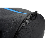 Bolsa de deporte en poliéster reciclado 600D con zapatero lateral color azul real novena vista