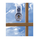 Estación meteorológica digital con ventosa para pegar en superficie segunda vista