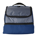 Bolsa térmica de poliéster con nevera en la parte inferior color azul ultramarino primera vista