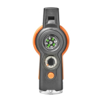 Set de supervivencia completo con 6 distintas funciones color naranja primera vista