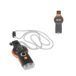 Set de supervivencia completo con 6 distintas funciones color naranja vista de impresión