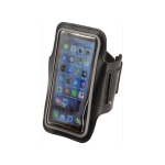 Brazalete deportivo porta móvil reflectante con cierre de velcro color negro sexta vista