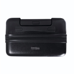 Trolley de ABS apta para cabina con cierre de código 40L color negro quinta vista