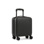 Trolley de ABS con ruedas 360º apta para llevar en cabina color negro vista principal