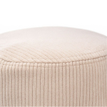 Gorro unisex estilo bob de pana suave para personalizar color natural tercera vista