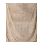 Manta grande de poliéster de tacto suave para personalizar color beige tercera vista