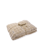 Manta grande de poliéster de tacto suave para personalizar color beige vista principal