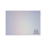 Caja de cartón de autoensable para regalos con cierre magnético color plateado tercera vista