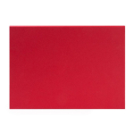 Elegante caja de regalo de cartón rígido con cierre magnético color rojo tercera vista