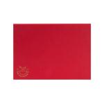 Elegante caja de regalo de cartón rígido con cierre magnético color rojo quinta vista