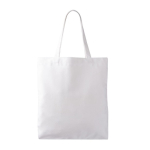 Bolsa de poliéster de tacto suave especial para sublimación 280 g/m2 color blanco primera vista