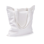 Bolsa de poliéster de tacto suave especial para sublimación 280 g/m2 color blanco tercera vista