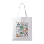 Bolsa de poliéster de tacto suave especial para sublimación 280 g/m2 color blanco cuarta vista