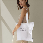 Bolsa de algodón Fairtrade de asas largas y capacidad de 6kg 140 g/m2 color blanco vista detalle 4