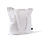Bolsa de algodón Fairtrade de asas largas y capacidad de 6kg 140 g/m2 color blanco segunda vista