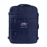 Mochila para portátil de poliéster ideal para viajes 15'' color azul marino cuarta vista