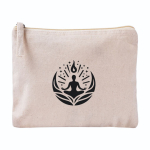 Neceser de algodón orgánico rectangular con certificación GOTS color natural quinta vista